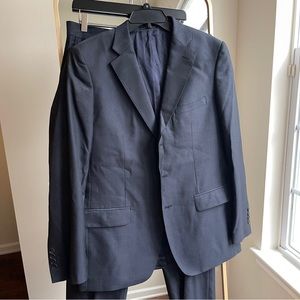 Zara man suit black 42